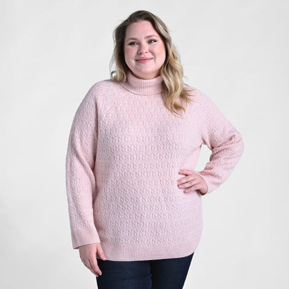 Cable Stitch Turtleneck Sweater