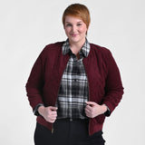 Diamond Quilted Bomber Jacket