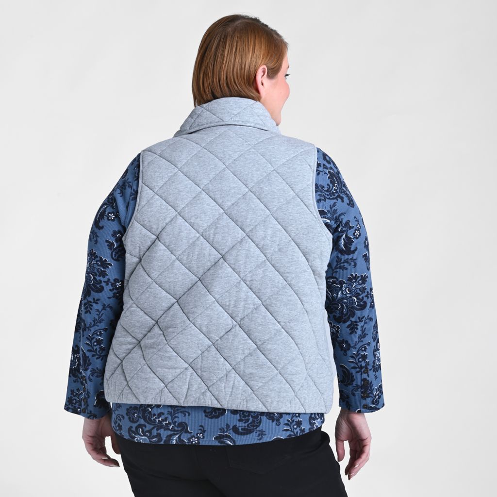 Heather Grey Back Detail Women
