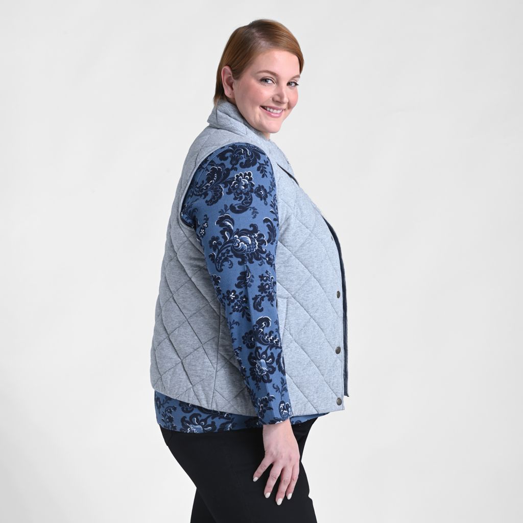 Heather Grey Side Detail Women