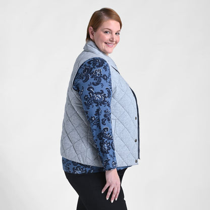 Heather Grey Side Detail Women