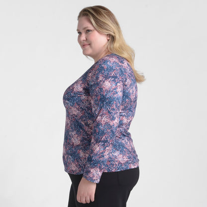 Relaxed Restyled Printed Raglan Sleeve Tee