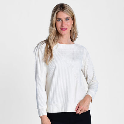 Relaxed Restyled Rib Knit Top