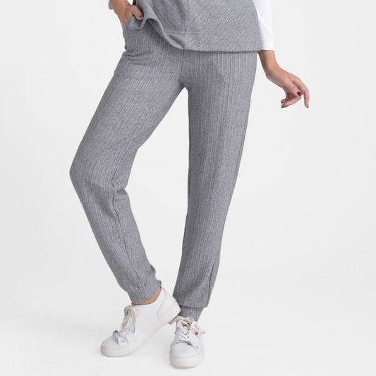 Relaxed Restyled Rib Knit Jogger Pant