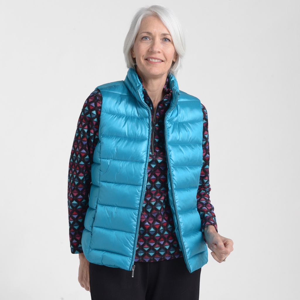 Shine Zip Front Vest