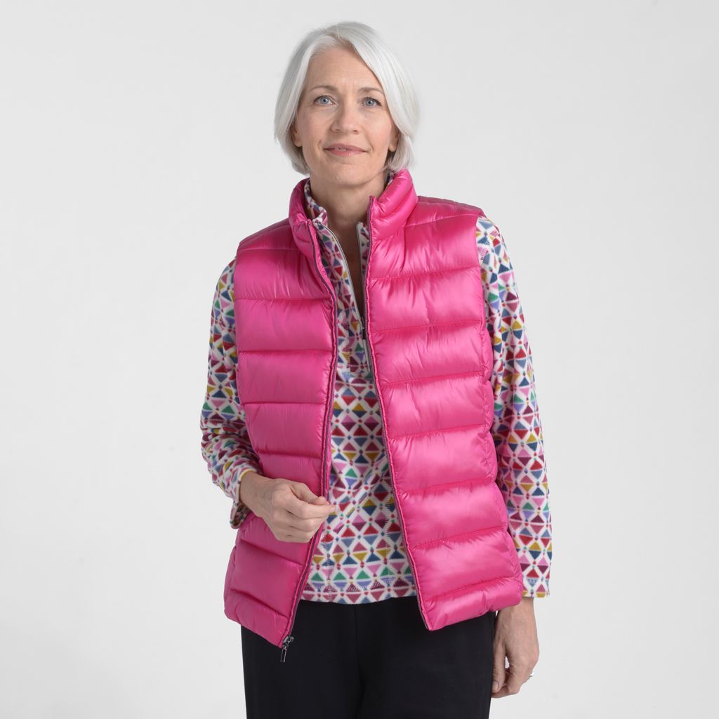 Shine Zip Front Vest