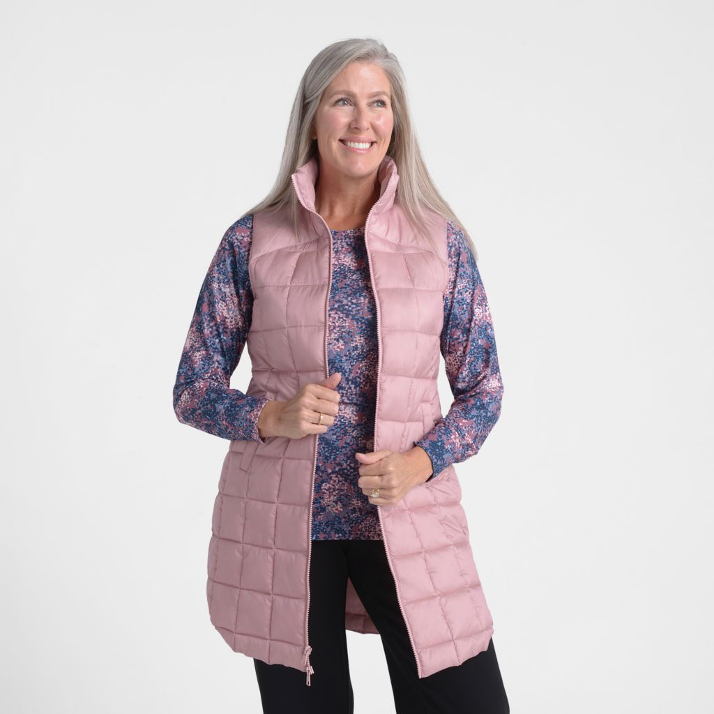 Relaxed Restyled Quilted Puffer Long Vest
