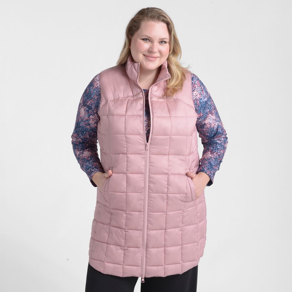 Relaxed Restyled Quilted Puffer Long Vest