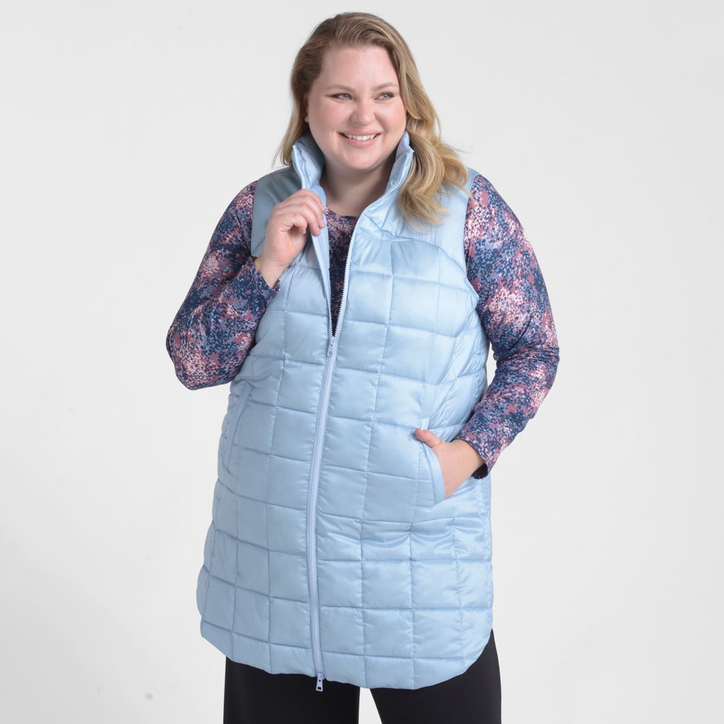 Relaxed Restyled Quilted Puffer Long Vest