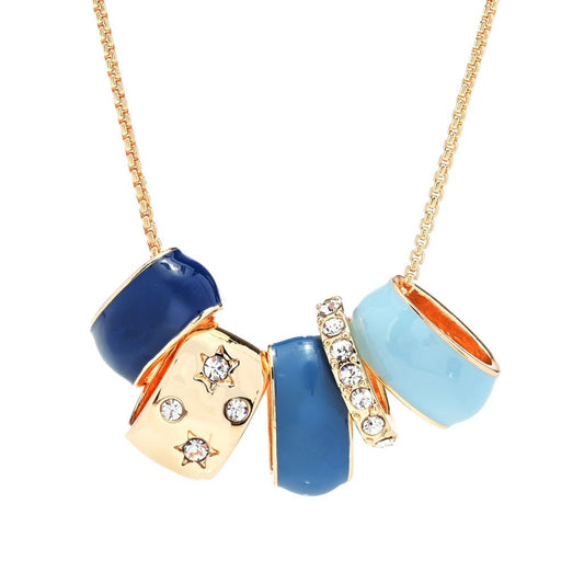 Multi Color Charms Necklace