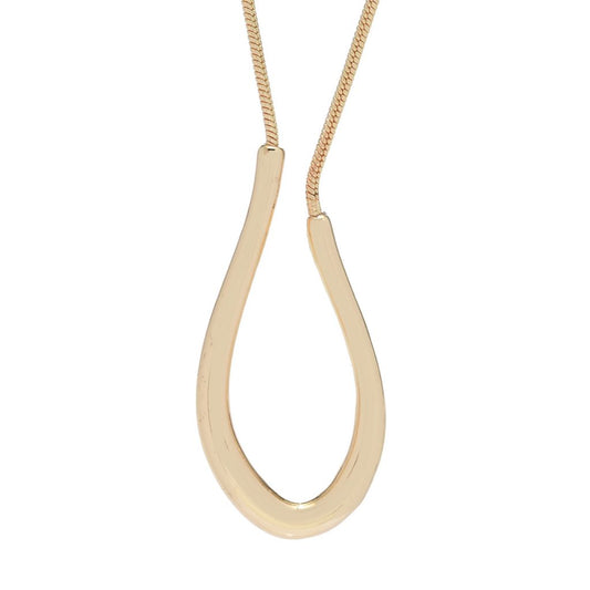 Abstract Oval Necklace