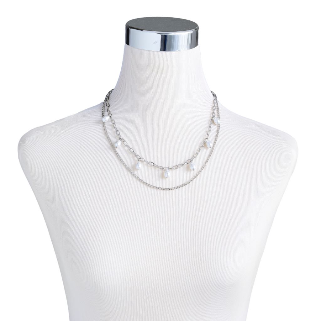 Pearl Detail Layered Necklace