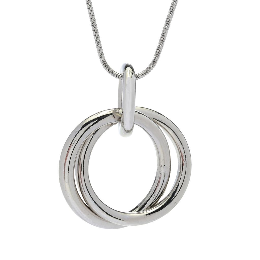 Double Link Pendant Necklace