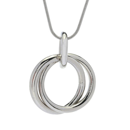Double Link Pendant Necklace