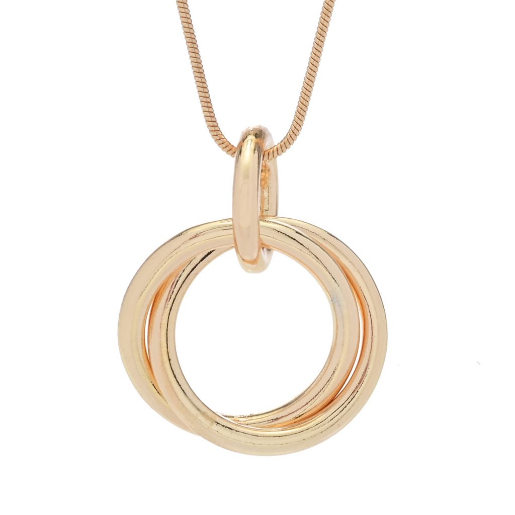 Double Link Pendant Necklace
