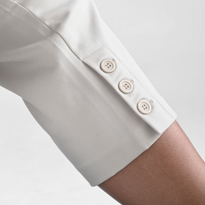 Signature Slimming Button Detail Pull On Capri - FANDANGO PINK