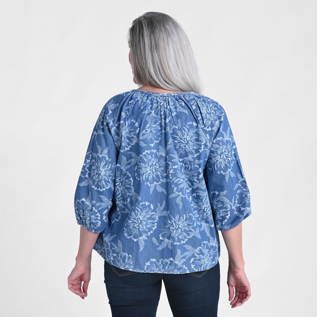 Blue Hydrangea Back Detail Missy