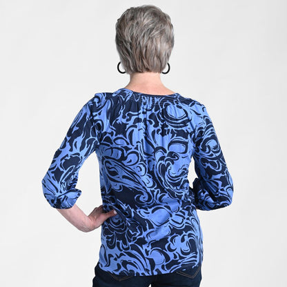 Navy Blazer Back Detail Missy