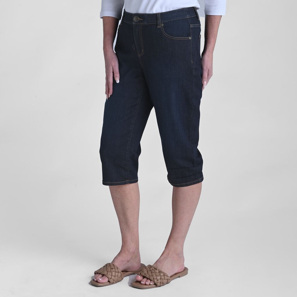 Dark Stonewash Side Detail Missy