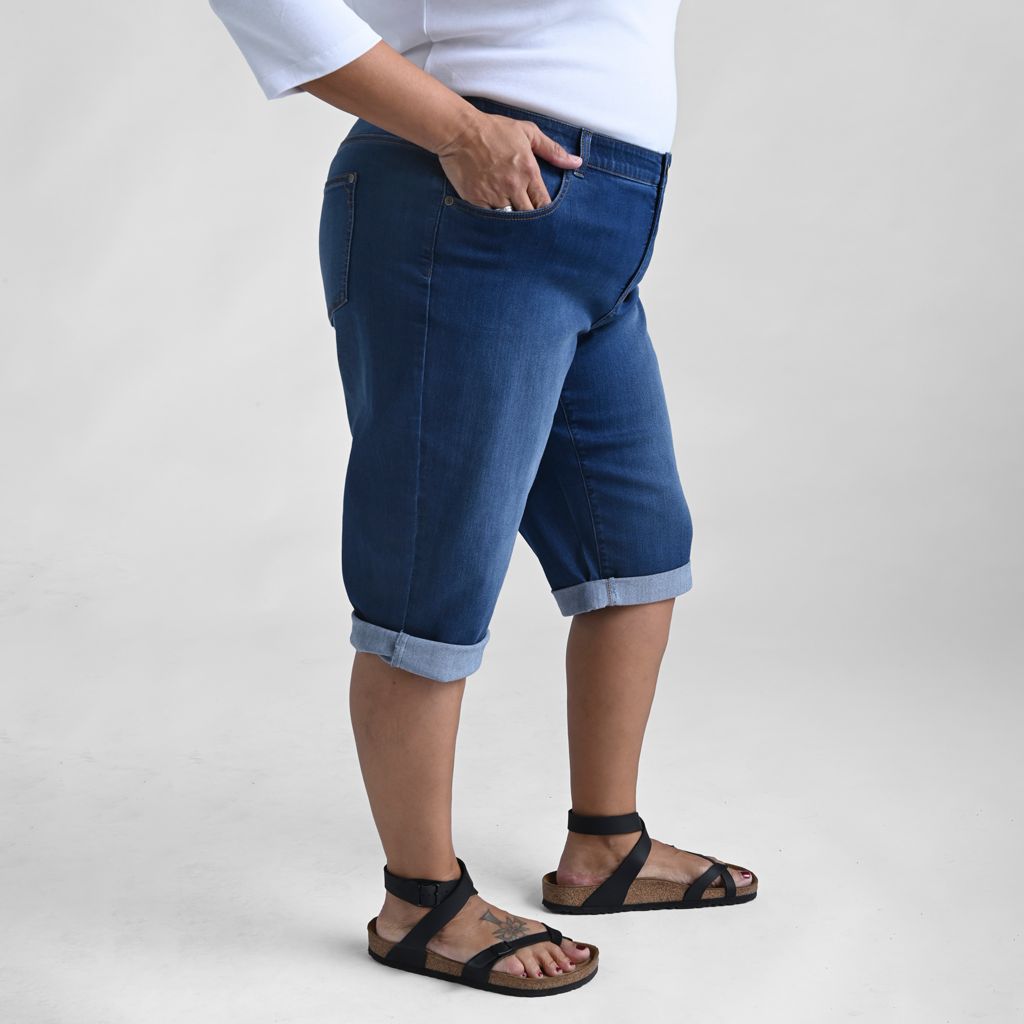 Medium Stonewash Side Detail Women