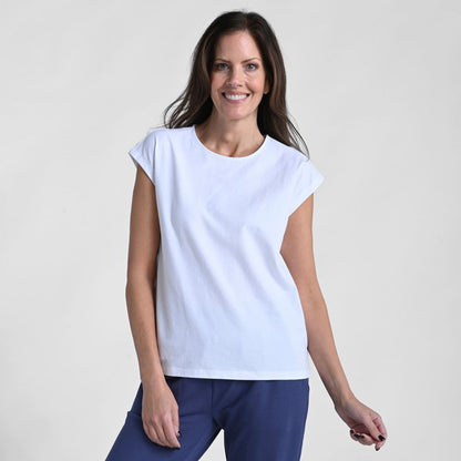 Relaxed Restyled Step Hem Tee