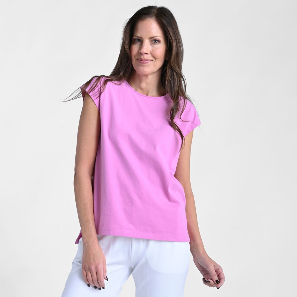 Relaxed Restyled Step Hem Tee
