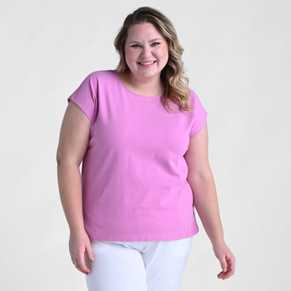 Relaxed Restyled Step Hem Tee