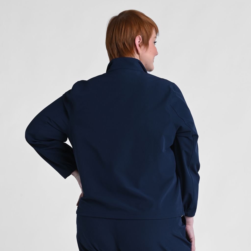 Relaxed Restyled Patch Pocket Zip Front Jacket
