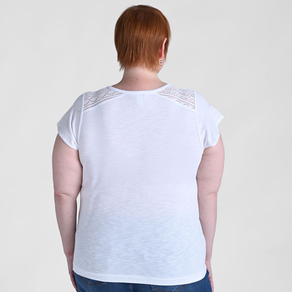 Bright White Back Detail Women