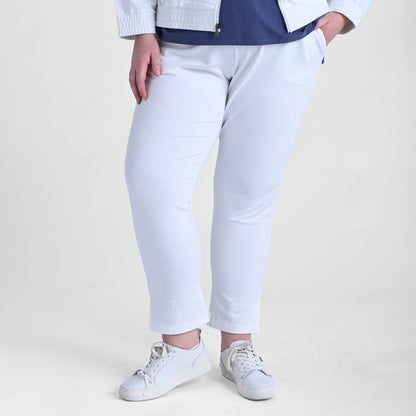 Relaxed Restyled Slim Knit Ankle Pant