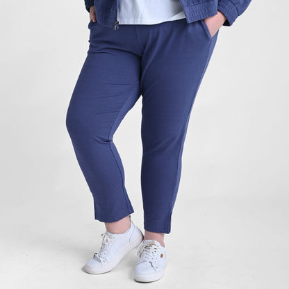 Relaxed Restyled Slim Knit Ankle Pant