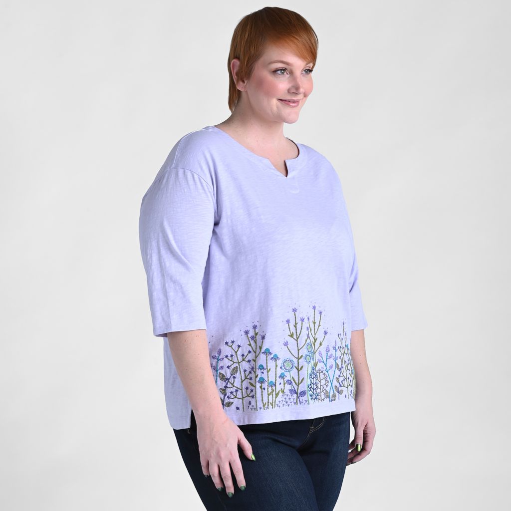 Purple Heather Side Detail Women