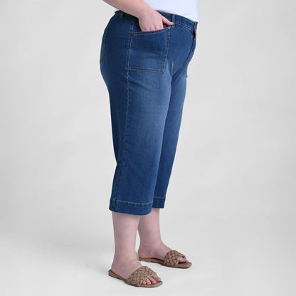 Medium Wash Side Detail Women