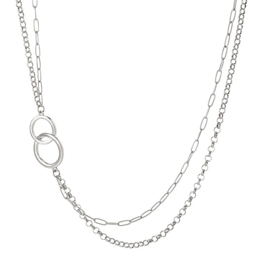 Short Multi Chain Double Link Necklace