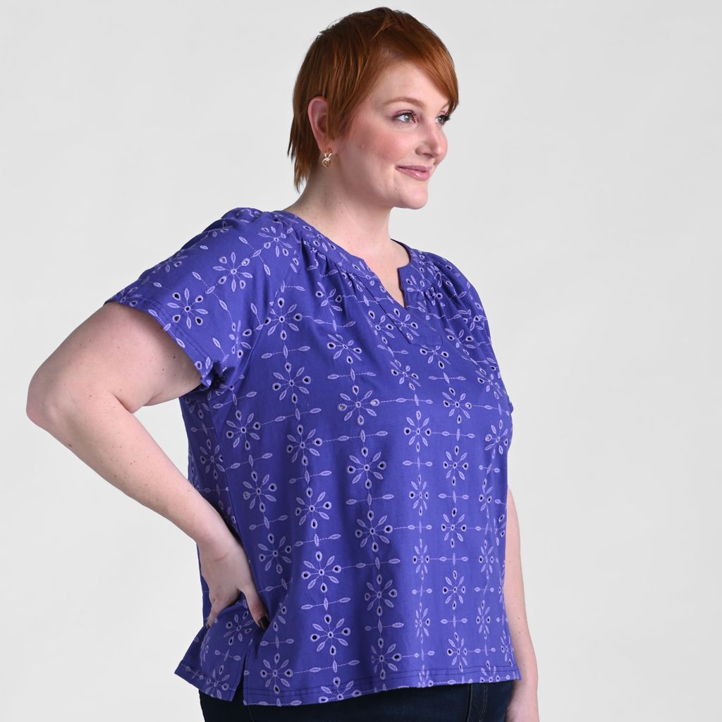 Purple Wisteria Side Detail Women