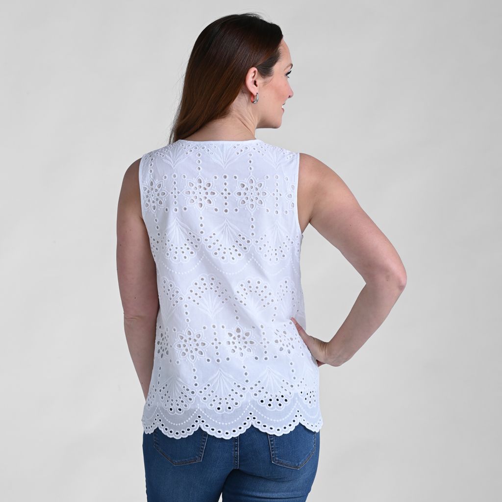 Bright White Back Detail Missy