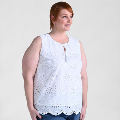 Bright White Side Detail Women