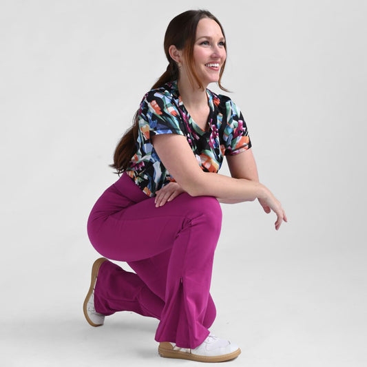 Relaxed Restyled Zipper Vent Pant