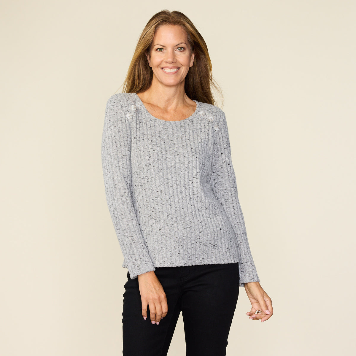 Dark Grey Front Detail Missy