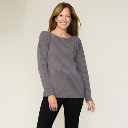Heather Grey Front Detail Missy