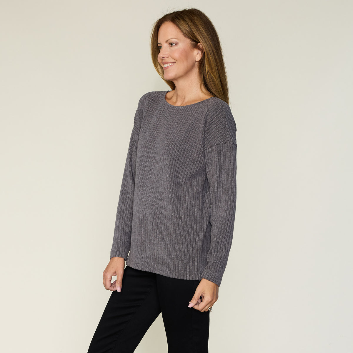 Heather Grey Side Detail Missy