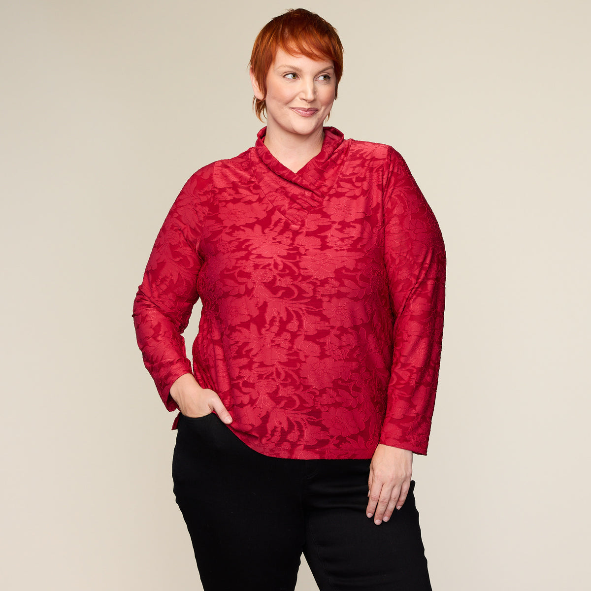 Red Front Detail Women