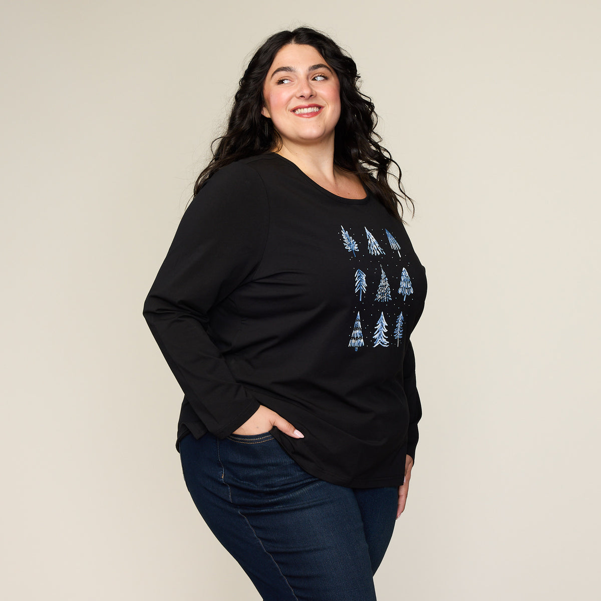 Black Side Detail Women
