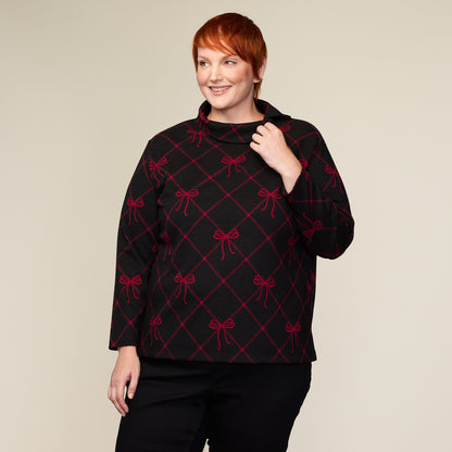 Black Front Detail Women
