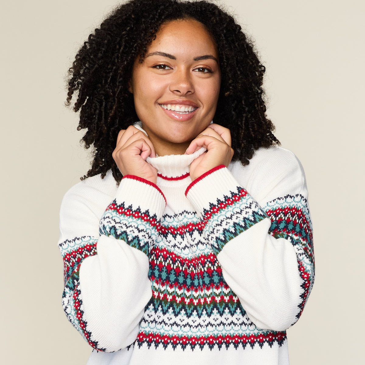 Marshmallow Print Detail Missy