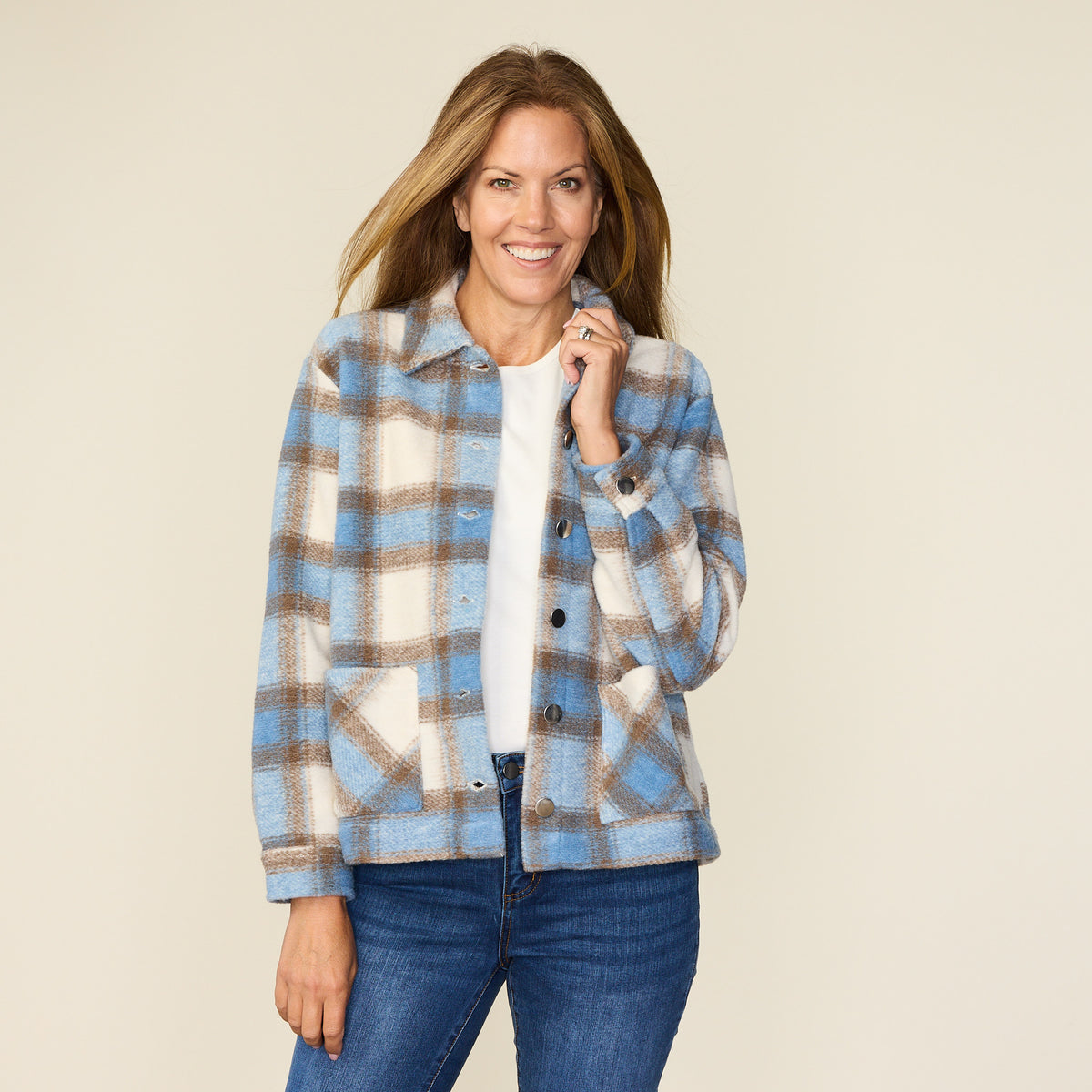 Skyway Blue Front Detail Missy