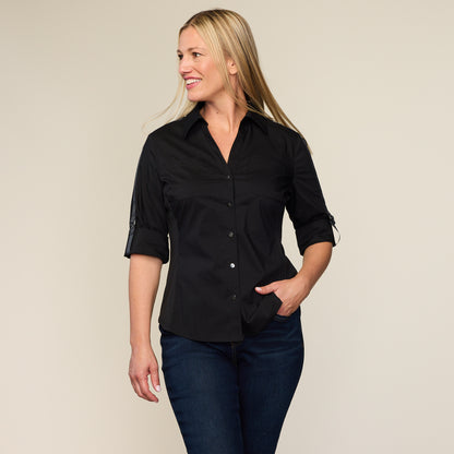 Black Front Detail Missy