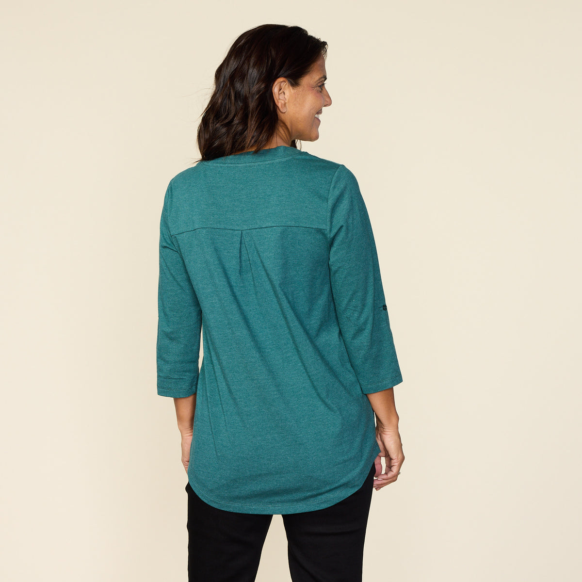 Heathered Oceanside Back Detail Missy