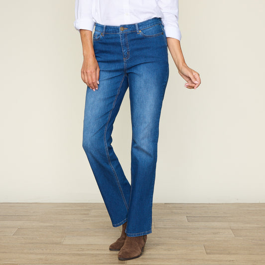 Medium Stonewash Front Detail Missy