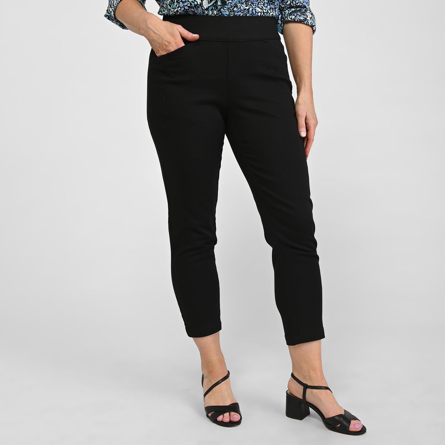 black ankle dress pants Petite Black Ankle Pants 14P main image 0